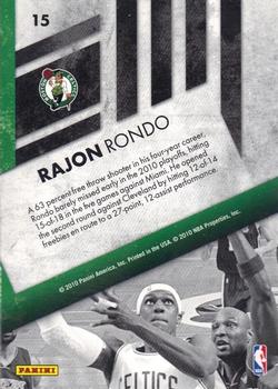 2010-11 Panini Rookies & Stars - Sharp Shooters #15 Rajon Rondo Back
