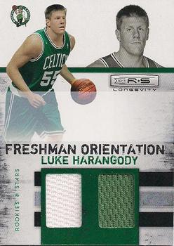 2010-11 Panini Rookies & Stars Longevity - Freshman Orientation Materials #35 Luke Harangody Front
