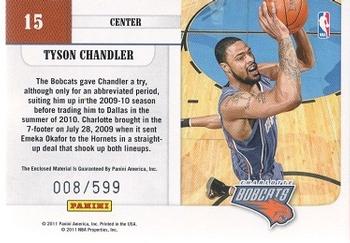 2010-11 Panini Season Update - Throwback Threads #15 Tyson Chandler Back