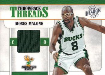 2010-11 Panini Season Update - Throwback Threads #18 Moses Malone Front