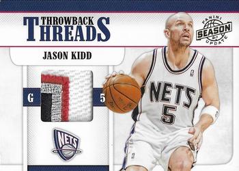 2010-11 Panini Season Update - Throwback Threads Prime #11 Jason Kidd Front