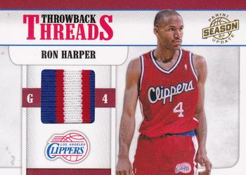 2010-11 Panini Season Update - Throwback Threads Prime #12 Ron Harper Front
