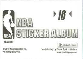 2010-11 Panini Stickers #16 Glen Davis Back