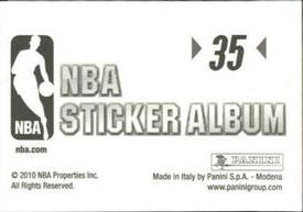 2010-11 Panini Stickers #35 Toney Douglas Back