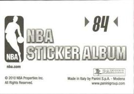 2010-11 Panini Stickers #84 Jonas Jerebko Back