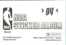 2010-11 Panini Stickers #94 Darren Collison Back