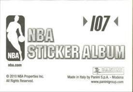 2010-11 Panini Stickers #107 Chris Douglas-Roberts Back
