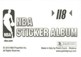 2010-11 Panini Stickers #118 Jeff Teague Back