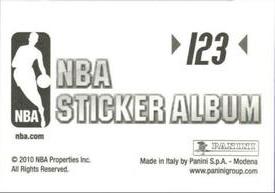 2010-11 Panini Stickers #123 Gerald Wallace Back