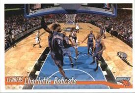 2010-11 Panini Stickers #125 Charlotte Bobcats Leaders Front