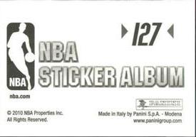 2010-11 Panini Stickers #127 D.J. Augustin Back