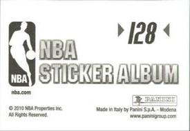 2010-11 Panini Stickers #128 Shaun Livingston Back
