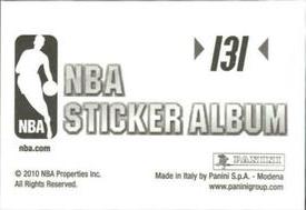 2010-11 Panini Stickers #131 Gerald Henderson Back