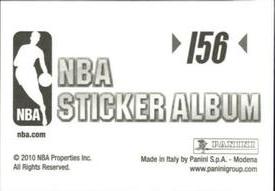 2010-11 Panini Stickers #156 Andray Blatche Back