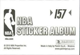 2010-11 Panini Stickers #157 Josh Howard Back