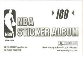 2010-11 Panini Stickers #168 DeShawn Stevenson Back
