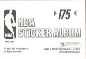 2010-11 Panini Stickers #175 Aaron Brooks Back