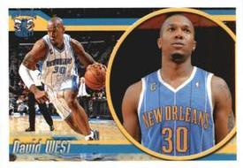 2010-11 Panini Stickers #201 David West Front