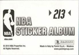 2010-11 Panini Stickers #213 Matt Bonner Back