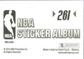 2010-11 Panini Stickers #261 Al Jefferson Back
