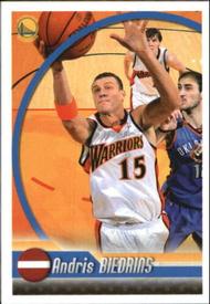 2010-11 Panini Stickers #273 Andris Biedrins Front