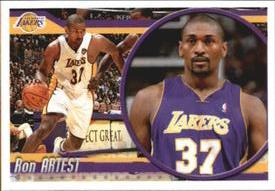2010-11 Panini Stickers #293 Ron Artest Front