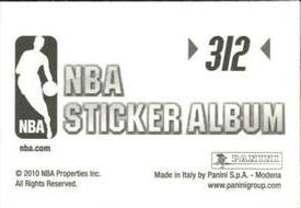 2010-11 Panini Stickers #312 Hakim Warrick Back