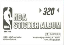 2010-11 Panini Stickers #320 Francisco Garcia Back