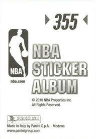 2010-11 Panini Stickers #355 Greg Monroe Back