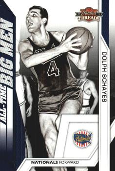 2010-11 Panini Threads - All-Time Big Men #9 Dolph Schayes Front