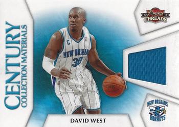 2010-11 Panini Threads - Century Collection Materials #20 David West Front