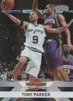 2010-11 Panini Threads - Century Proof Silver #76 Tony Parker Front