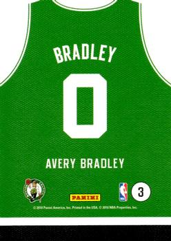 2010-11 Panini Threads - Rookie Team Threads Away #3 Avery Bradley Back