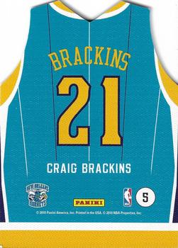 2010-11 Panini Threads - Rookie Team Threads Away #5 Craig Brackins Back