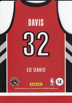 2010-11 Panini Threads - Rookie Team Threads Away #14 Ed Davis Back
