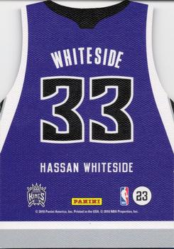 2010-11 Panini Threads - Rookie Team Threads Away #23 Hassan Whiteside Back