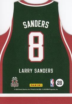 2010-11 Panini Threads - Rookie Team Threads Away #28 Larry Sanders Back