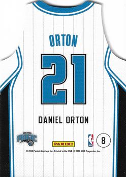 2010-11 Panini Threads - Rookie Team Threads Home #8 Daniel Orton Back