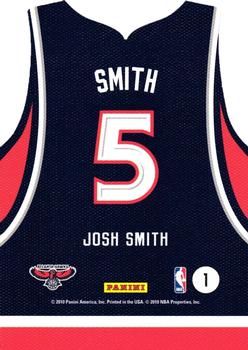 2010-11 Panini Threads - Team Threads Away #1 Josh Smith Back