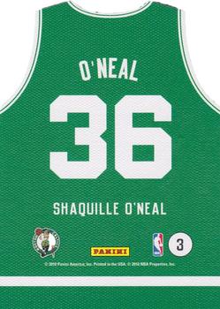 2010-11 Panini Threads - Team Threads Away #3 Shaquille O'Neal Back