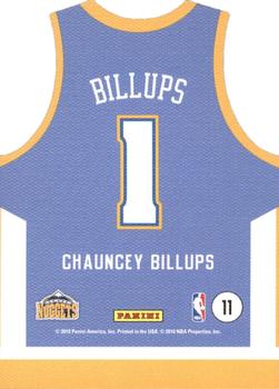 2010-11 Panini Threads - Team Threads Away #11 Chauncey Billups Back