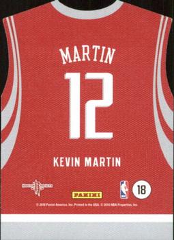 2010-11 Panini Threads - Team Threads Away #18 Kevin Martin Back