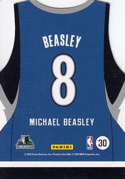 2010-11 Panini Threads - Team Threads Away #30 Michael Beasley Back