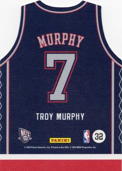 2010-11 Panini Threads - Team Threads Away #32 Troy Murphy Back