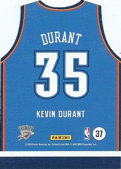 2010-11 Panini Threads - Team Threads Away #37 Kevin Durant Back