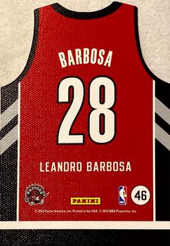 2010-11 Panini Threads - Team Threads Away #46 Leandro Barbosa Back
