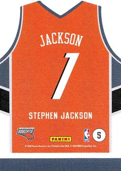 2010-11 Panini Threads - Team Threads Away #5 Stephen Jackson Back