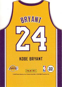 2010-11 Panini Threads - Team Threads Home #22 Kobe Bryant Back