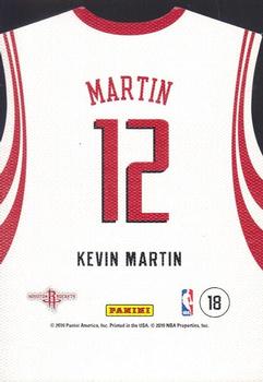 2010-11 Panini Threads - Team Threads Home #18 Kevin Martin Back
