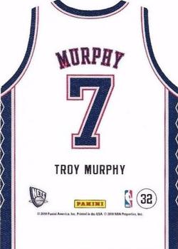 2010-11 Panini Threads - Team Threads Home #32 Troy Murphy Back